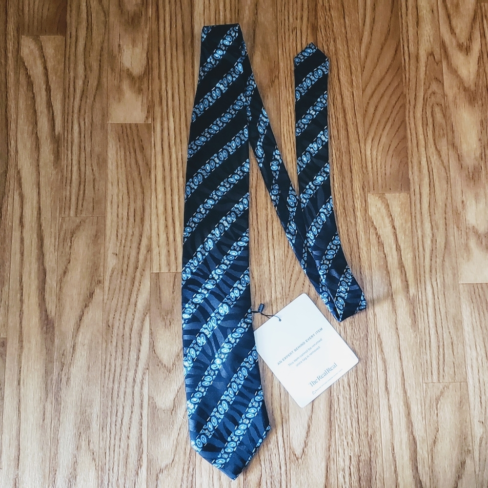 Mens Italian silk broni tie